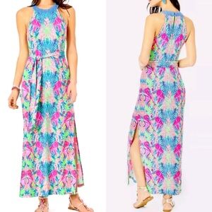 chinese dress ladies Women's UPF 50+ Kaden Chillylilly Maxi Dress in Pink